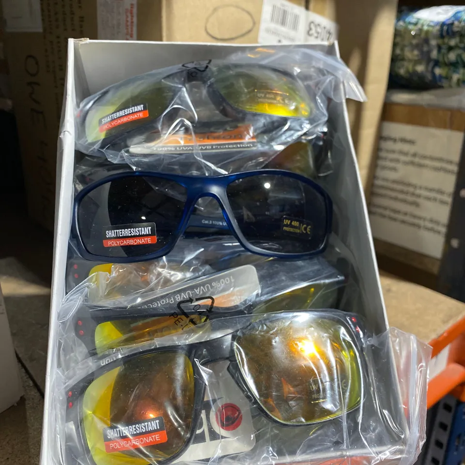 5 BOXES OF 12 BRAND NEW PAIRS OF SUNGLASSES