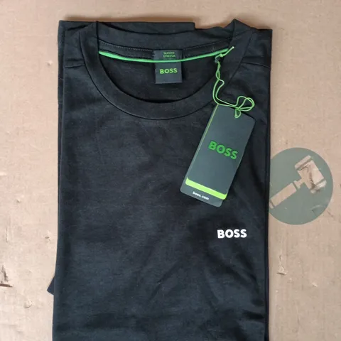BOSS SHORT SLEEVE SLIM FIT STRETCH T-SHIRT IN BLACK SIZE XL