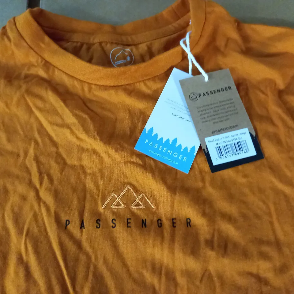 PASSENGER NEW FOREST L/S SHIRT IN ORANGE - S