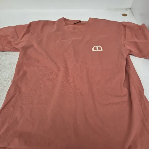 DIOR T‑SHIRT - DUSTY ROSE PINK, SIZE L