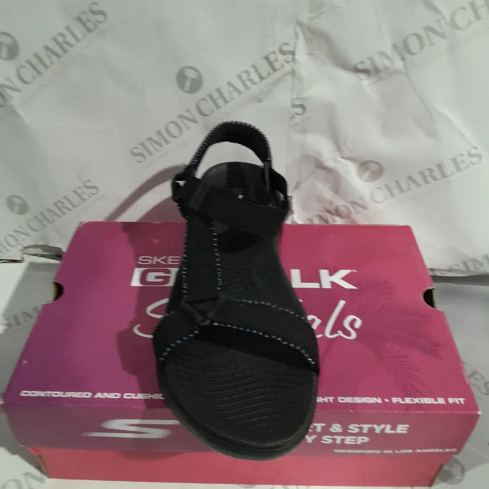 BOXED SKECHERS GO WALK SANDALS SIZE 7 