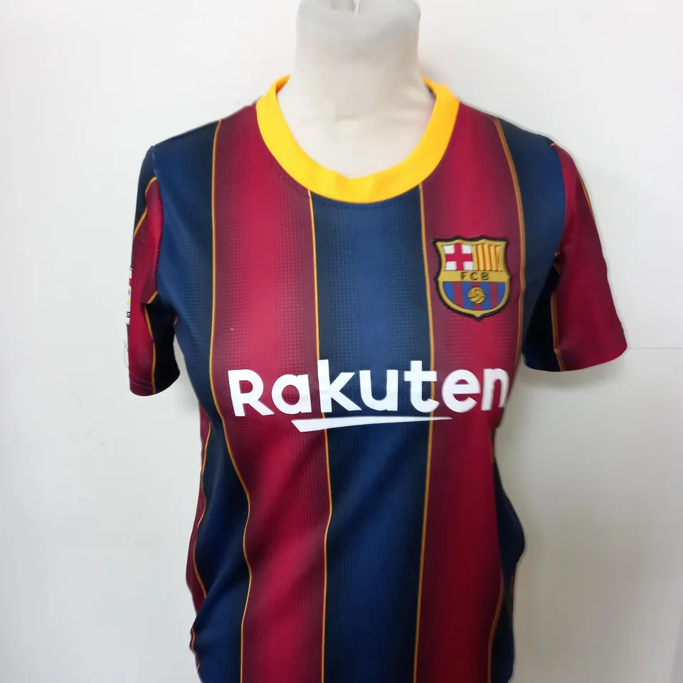FC BARCELONA HOME KIT WITH MESSI 10 SIZE 24