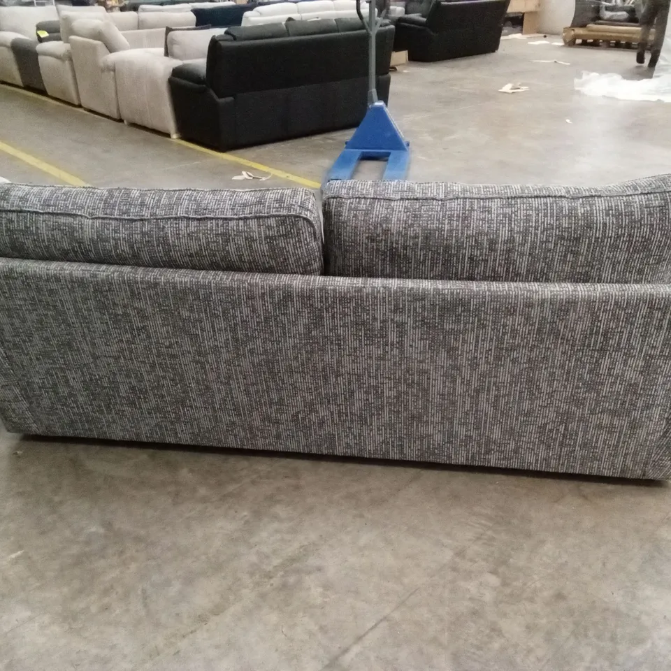 ARLO FABRIC 3 SEATER SOFA - CHARCOAL RRP £1199