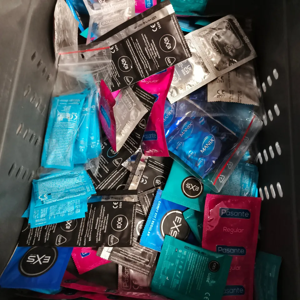 APPROXIMATEY 20 ASSORTED CONDOM & LUBRICANT PRODUCTS