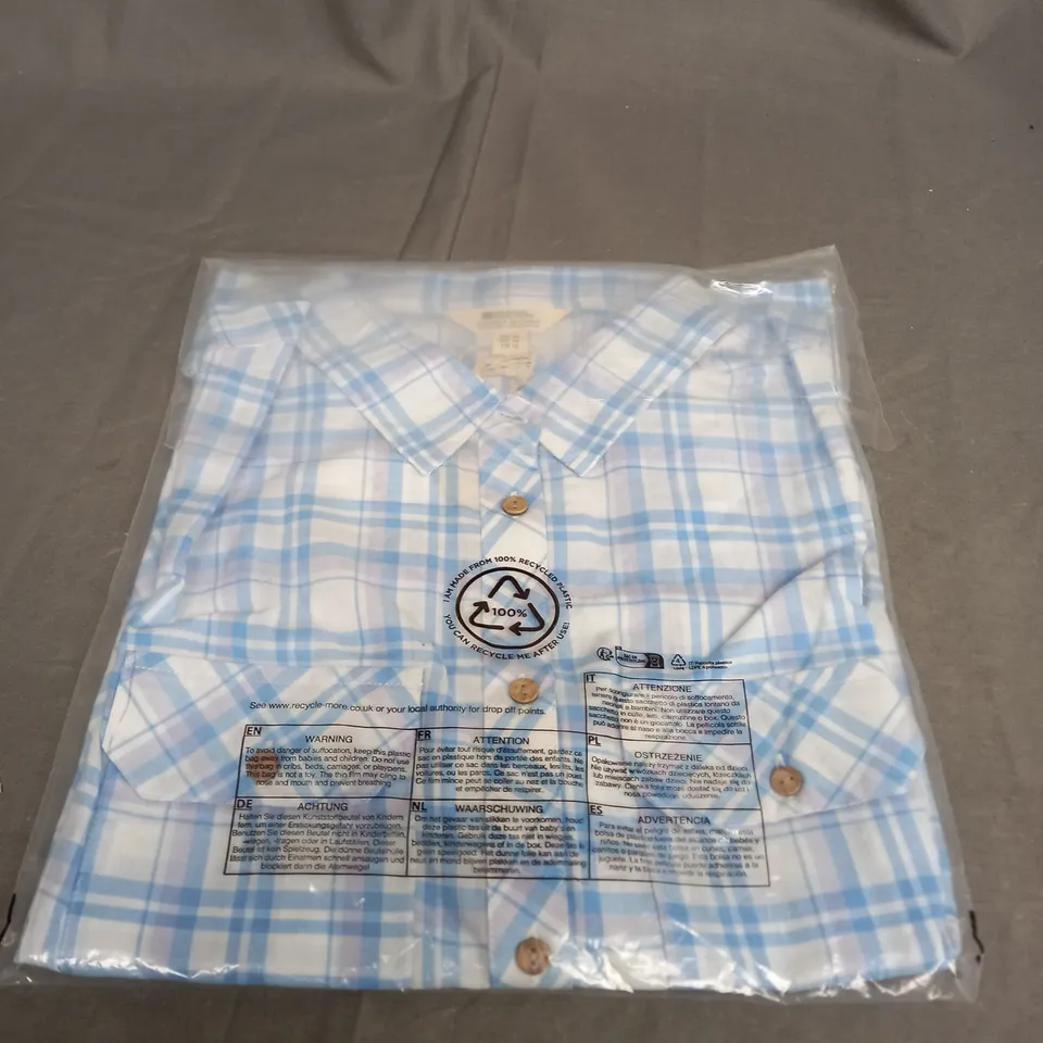 SEALED MOUNTAIN WAREHOUSE CHEQUERED SHIRT SIZE 16