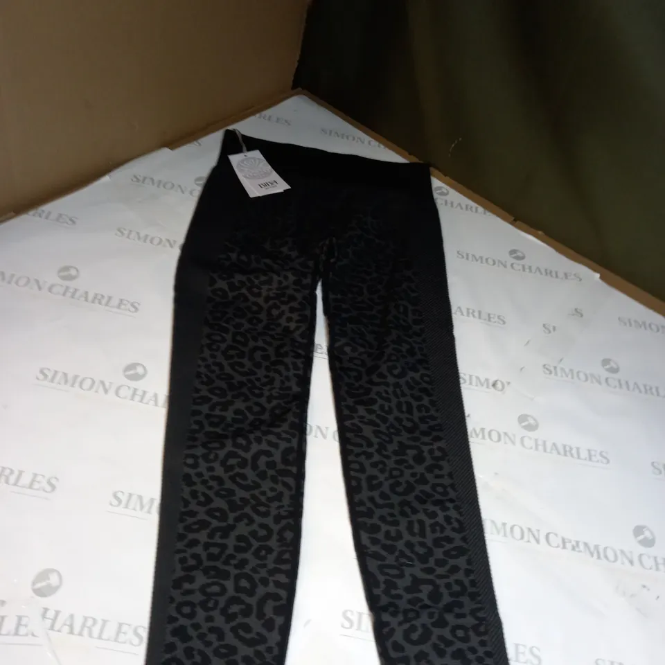 BLACK ACTIVE BIBA LEGGINGS SIZE 14