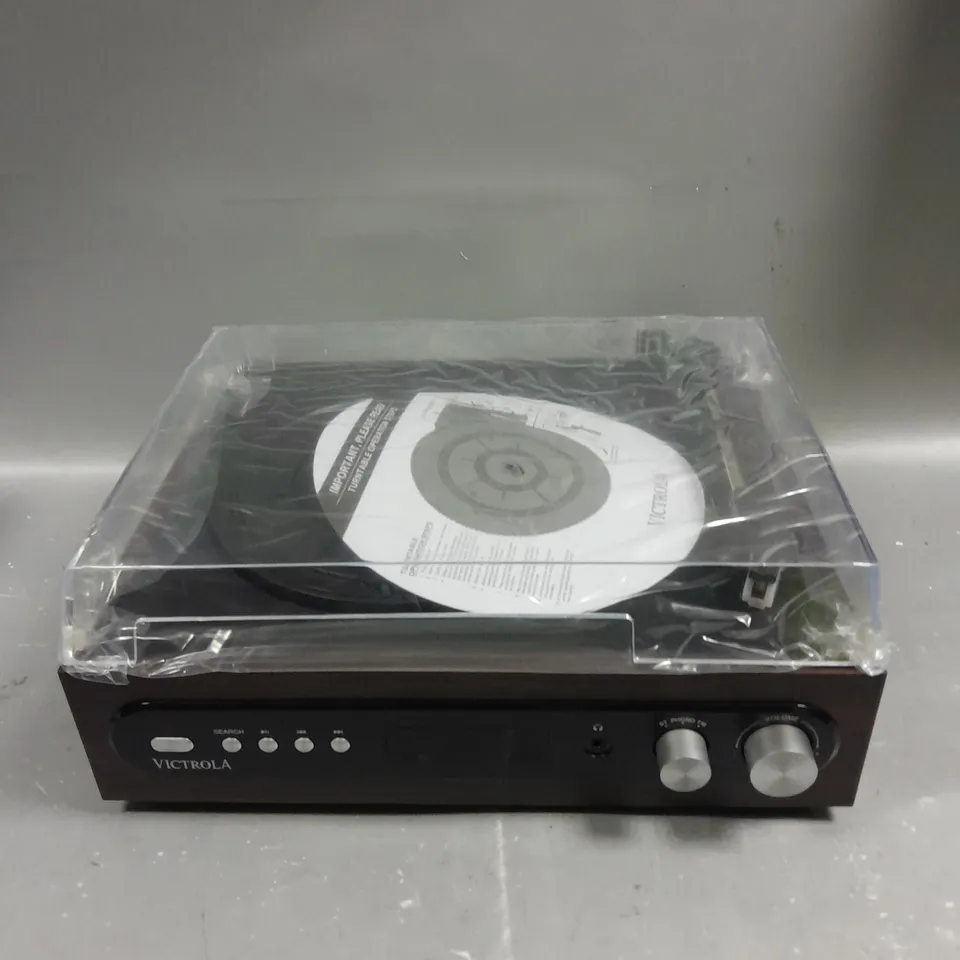 BOXED VICTROLA VTA-65 3-IN-1 TURNTABLE
