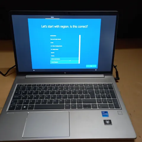 HP ZBOOK 15.6" INTEL CORE I-7 LAPTOP
