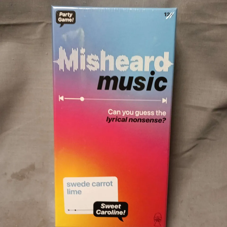 SEALED MISHEARD MUSIC PARTY GAME