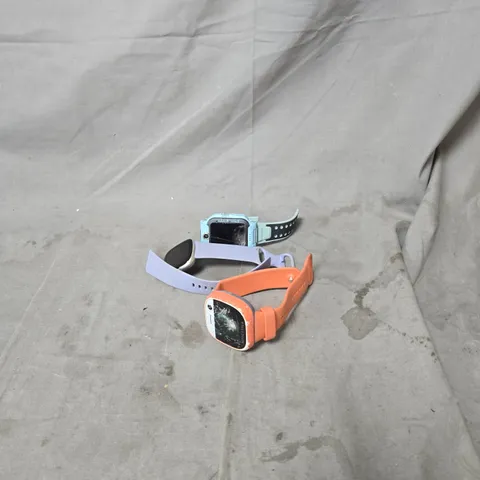 3 X SMART WATCHES, INCLUDING IMOO, SPACETALK AND FITBIT. DAMAGED