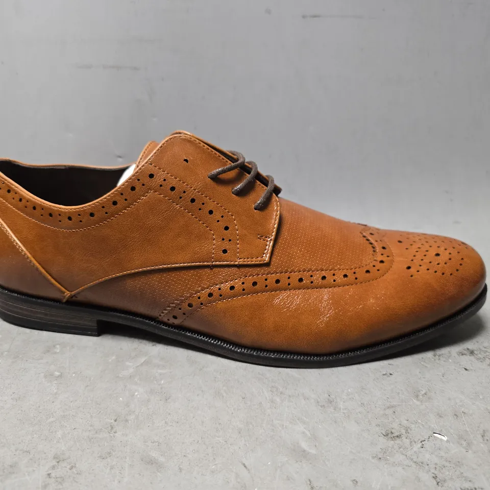BECKETT BROWN SMART SHOES - SIZE 11 