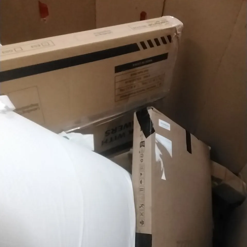 PALLET OF ASSORTED ITEMS INCLUDING - MATTRESS TOPPER,DESK