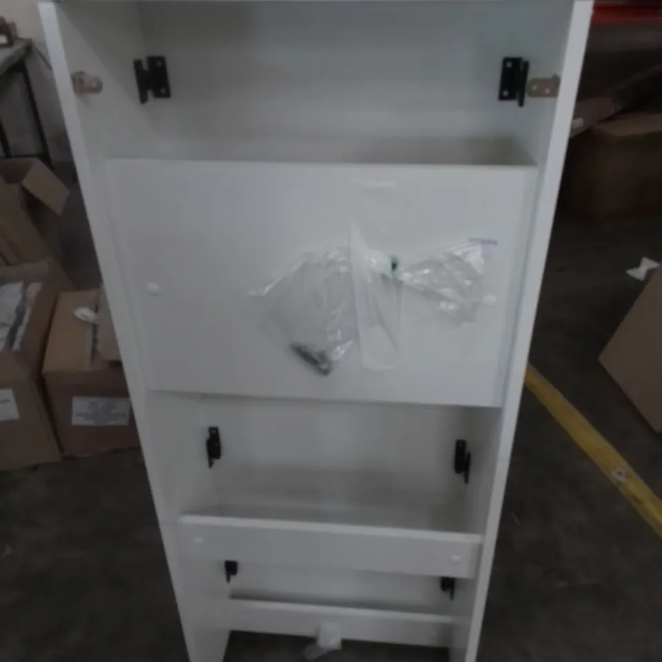 CALYPSO LORETO TALL WCUNIT 496X1220MM IN PEARLY WHITE