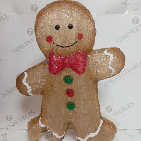 GINGERBREAD MAN ACRYLIC OUTDOOR LIGHT