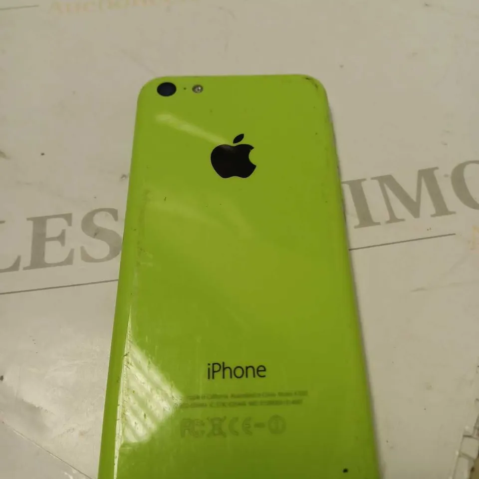 APPLE IPHONE 5C GREEN MODEL A1532