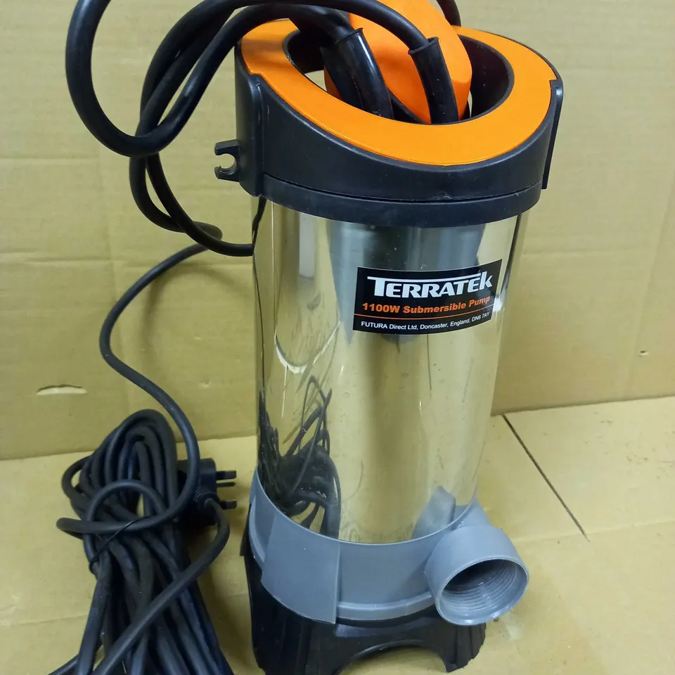 TERRATEK 1100W SUBMERSABLE PUMP