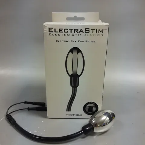 BOXED ELECTRASTIM TADPOLE ELECTRO-SEX EGG PROBE