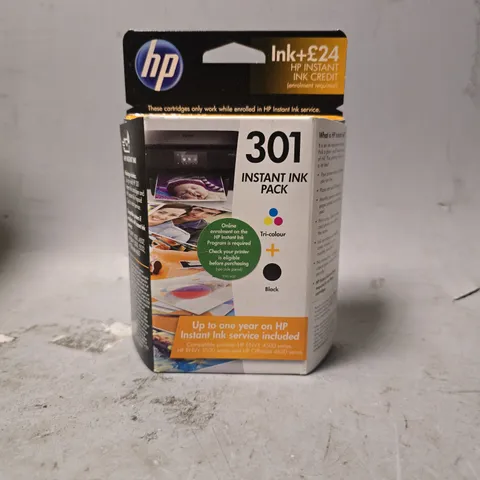 SEALED HP 301 INSTANT INK PACK 