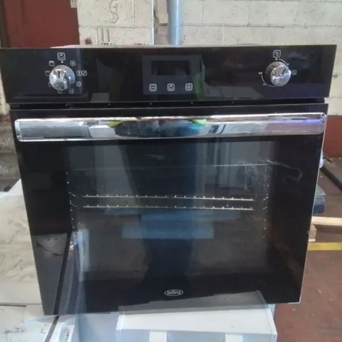 BELLING BI602FP BLACK BUILT-IN ELECTRIC SINGLE OVEN, A RATED