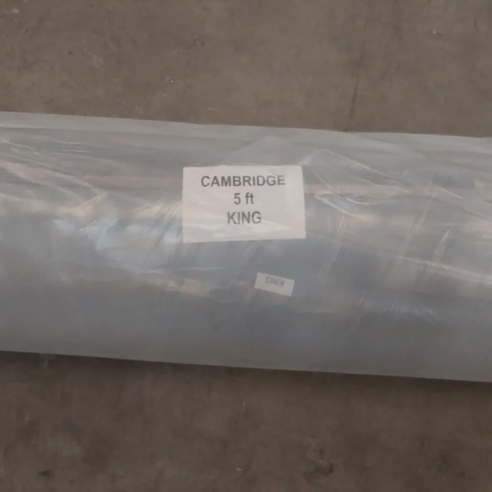BRAND NEW BAGGED AND ROLLED CAMBRIDGE MATTRESS - 5FT KING SIZE