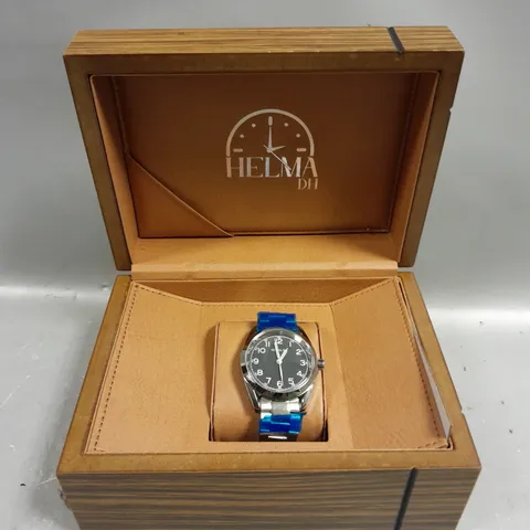 MENS HELMHA DH WATCH – STAINLESS STEEL STRAP – 3ATM WATER RESISTANT