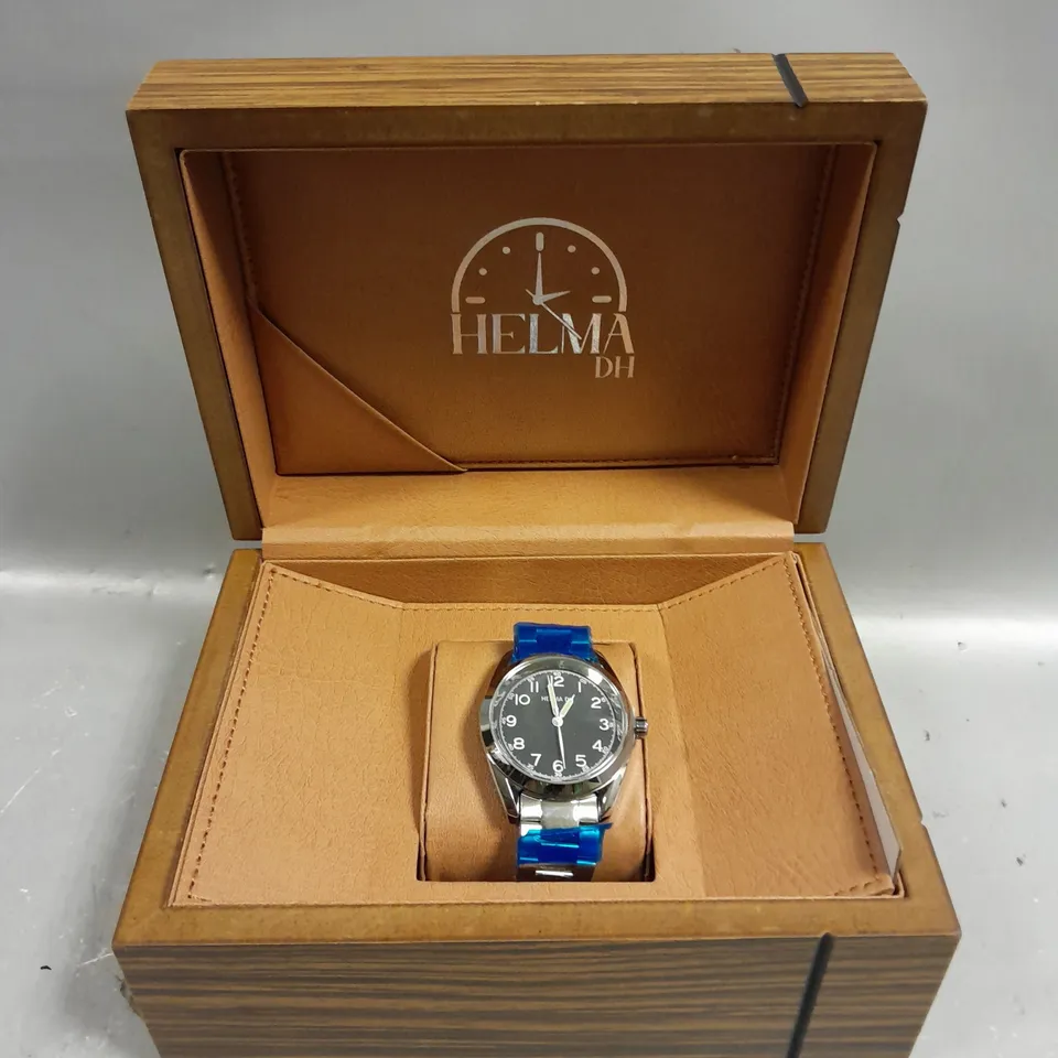 MENS HELMHA DH WATCH –  STAINLESS STEEL STRAP – 3ATM WATER RESISTANT