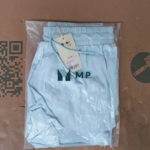 BAGGED MP WOMEN'S TEMPO 2-IN-1 FLOATY SHORTS IN BABY BLUE SIZE MEDIUM