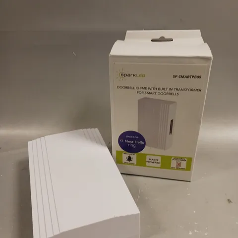 BOXED SPARK LED DOORBELL CHIME WITH BUILT IN TRANSFORMER