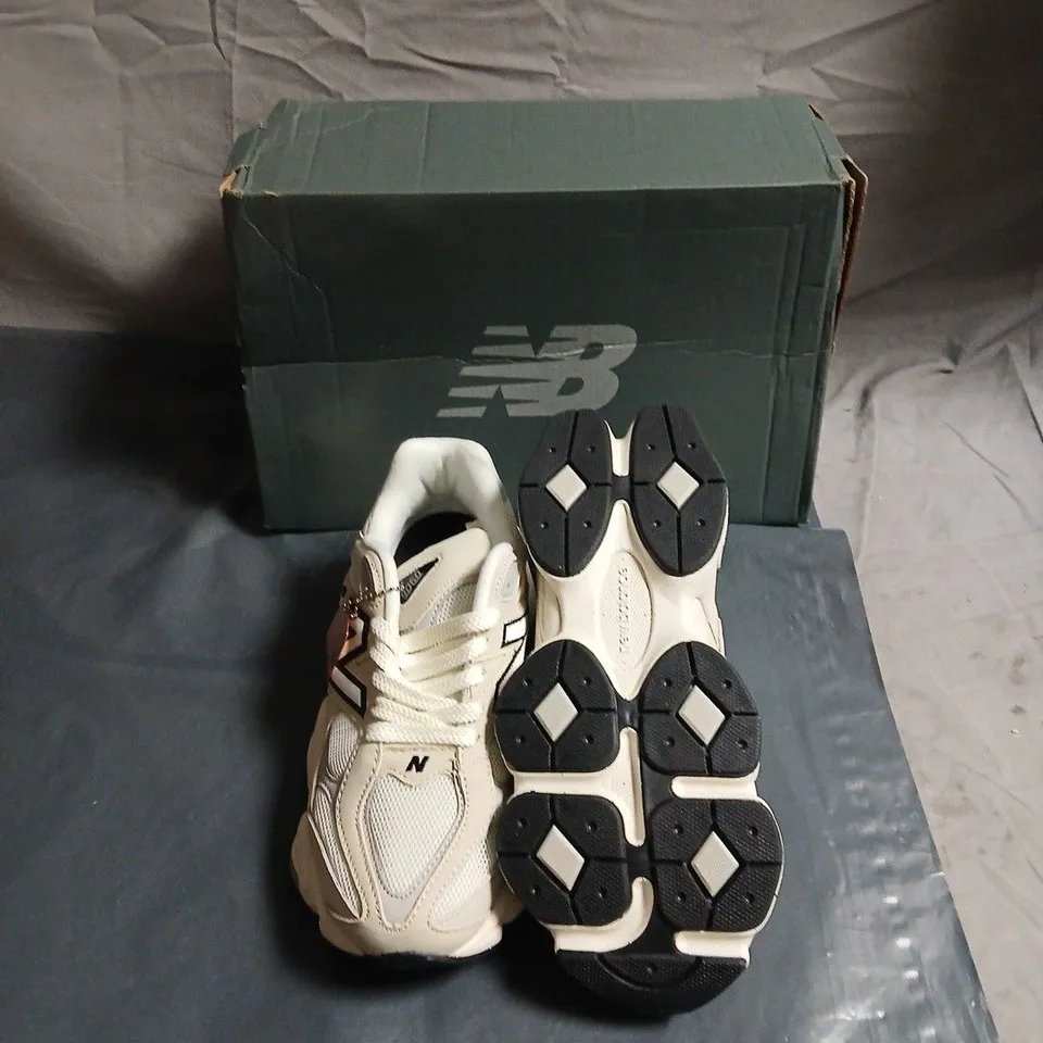 NEW BALANCE TRAINERS – WHITE/BEIGE - UK 5.5 