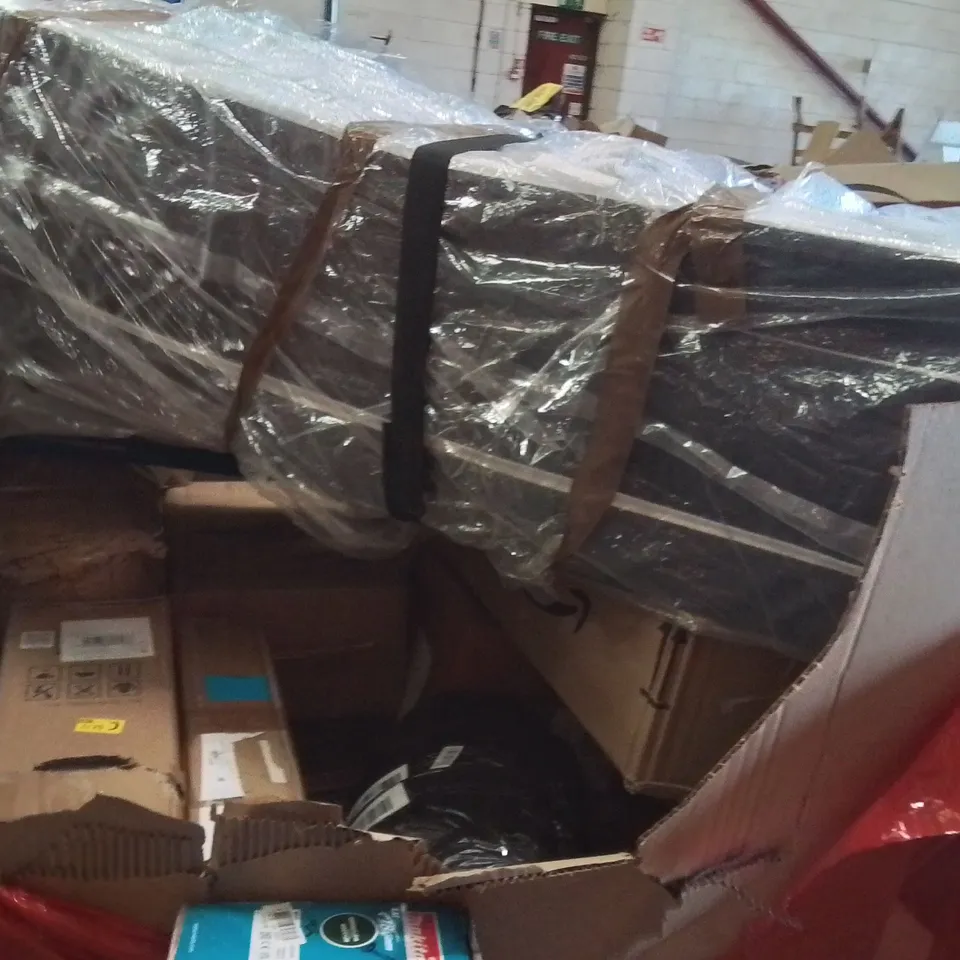 PALLET OF ASSORTED HOUSEHOLD GOODS AND PRODUCTS TO INCLUDE;AIR PURIFIER,STEAM CLEANER,LINE TRIMMER 