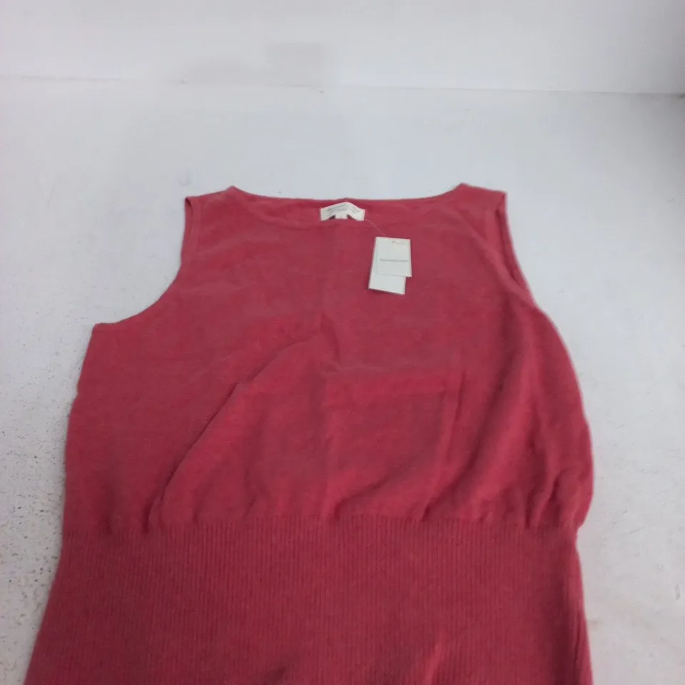 ABERCROMBIE & FITCH WOMEN'S SLEEVELESS KNIT TOP – LARGE