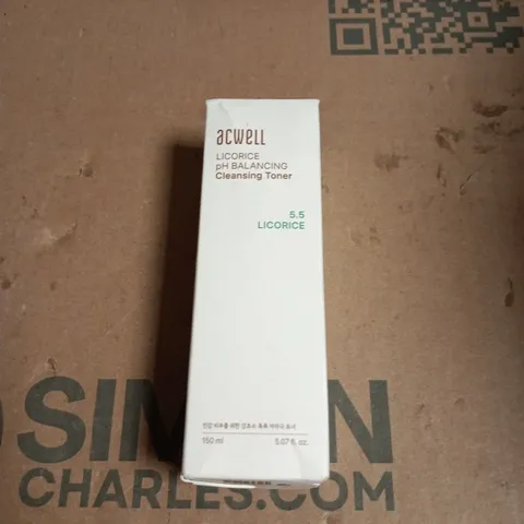 ACWELL LICORICE PH-BALANCING CLEANSING TONER, 150ML