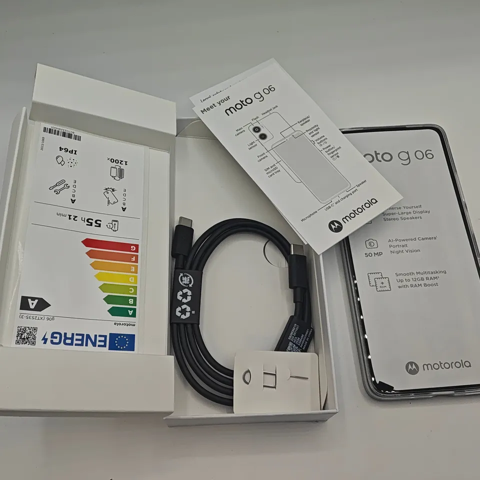BOXED MOTOROLA MOTO G 06 4+64GB IN LAUREL OAK - XT2535-3
