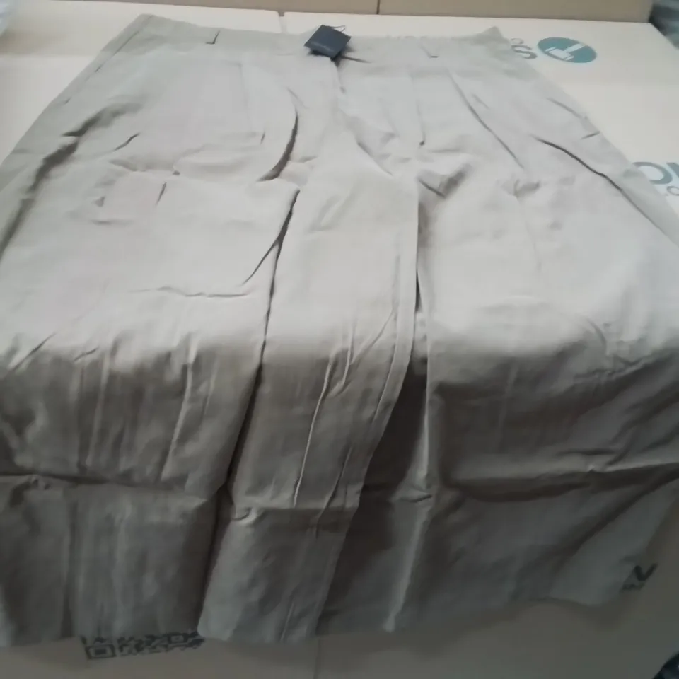 BOXED BRAND NEW APPROXIMATELY 8 ANTHOLOGY WIDE LEG TROUSERS TAUPE SIZE 20