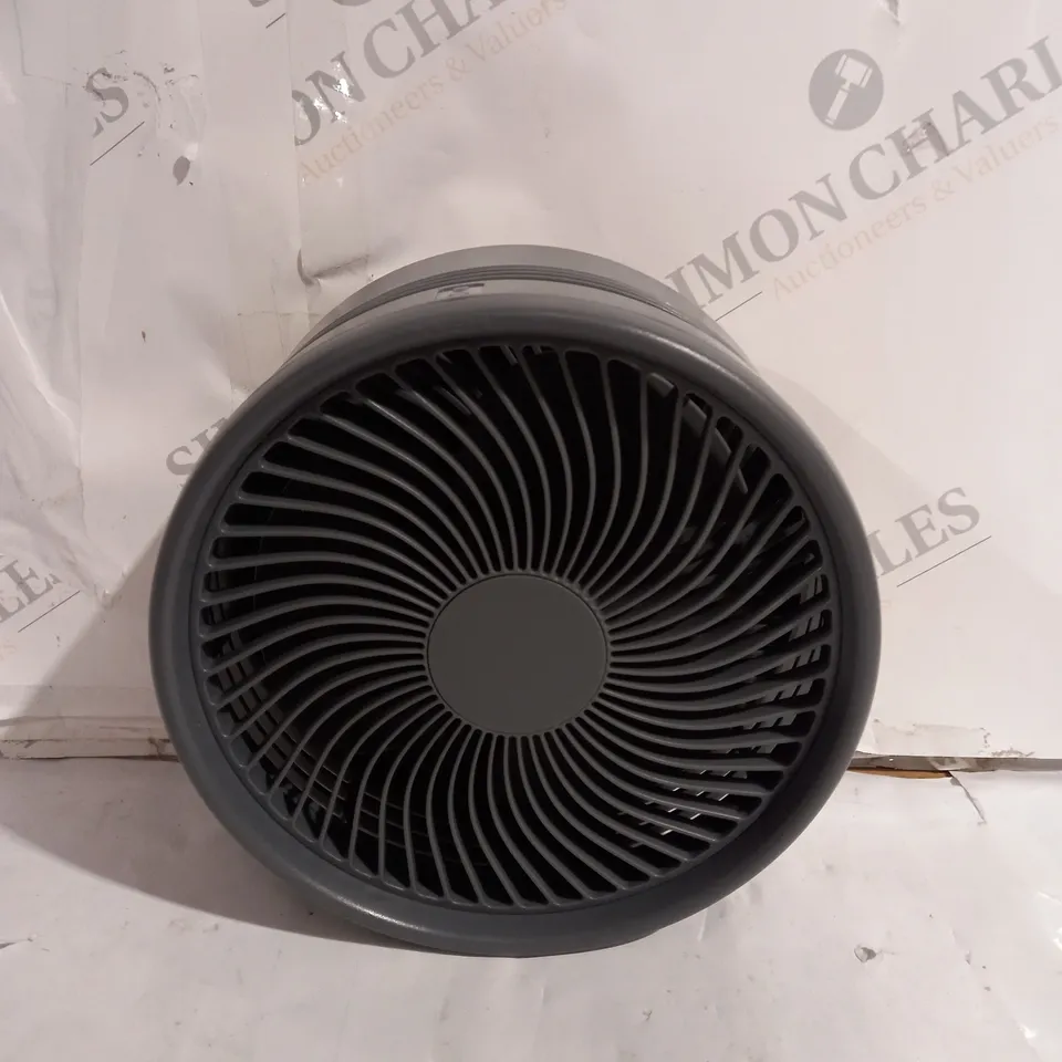 BELL & HOWELL RECHARGEABLE EXTENDABLE DESK & FLOOR FAN IN GREY