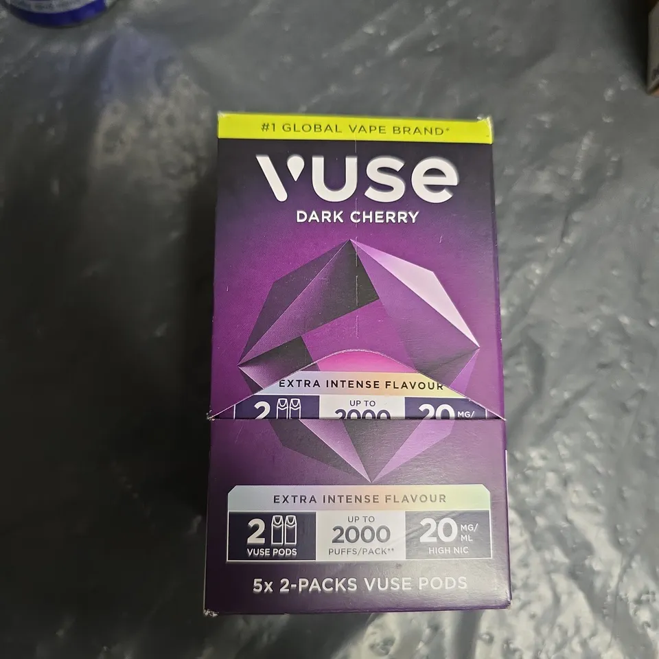 VUSE DARK CHERRY VAPE PODS – 5X2-PACK (10 PODS) – 20 MG/ML NICOTINE