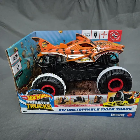 HOT WHEELS UNSTOPPABLE TIGER SHARK MONSTER TRUCK