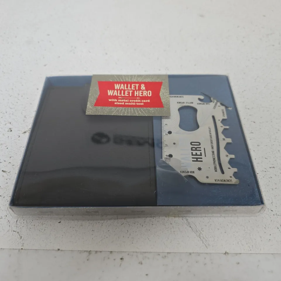 WALLET & WALLET HERO - CARD-SIZED MULTI-TOOL SET (BOXED)