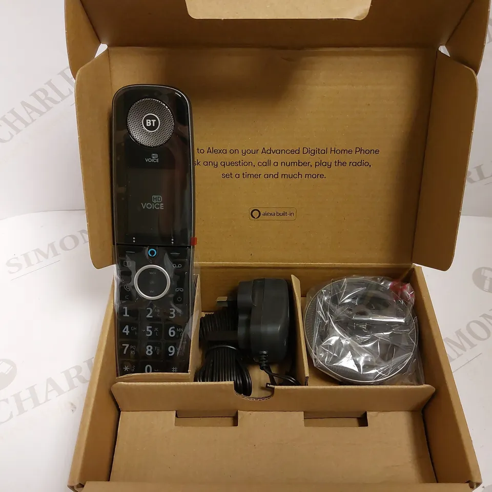BOXED BT ADVANCED DIGITAL HOME PHONE WITH BUILT IN ALEXA