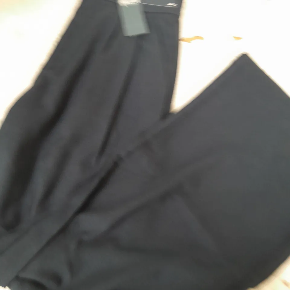 HOLLISTER WIDE LEG NAVY TOUSERS - SIZE X SMALL
