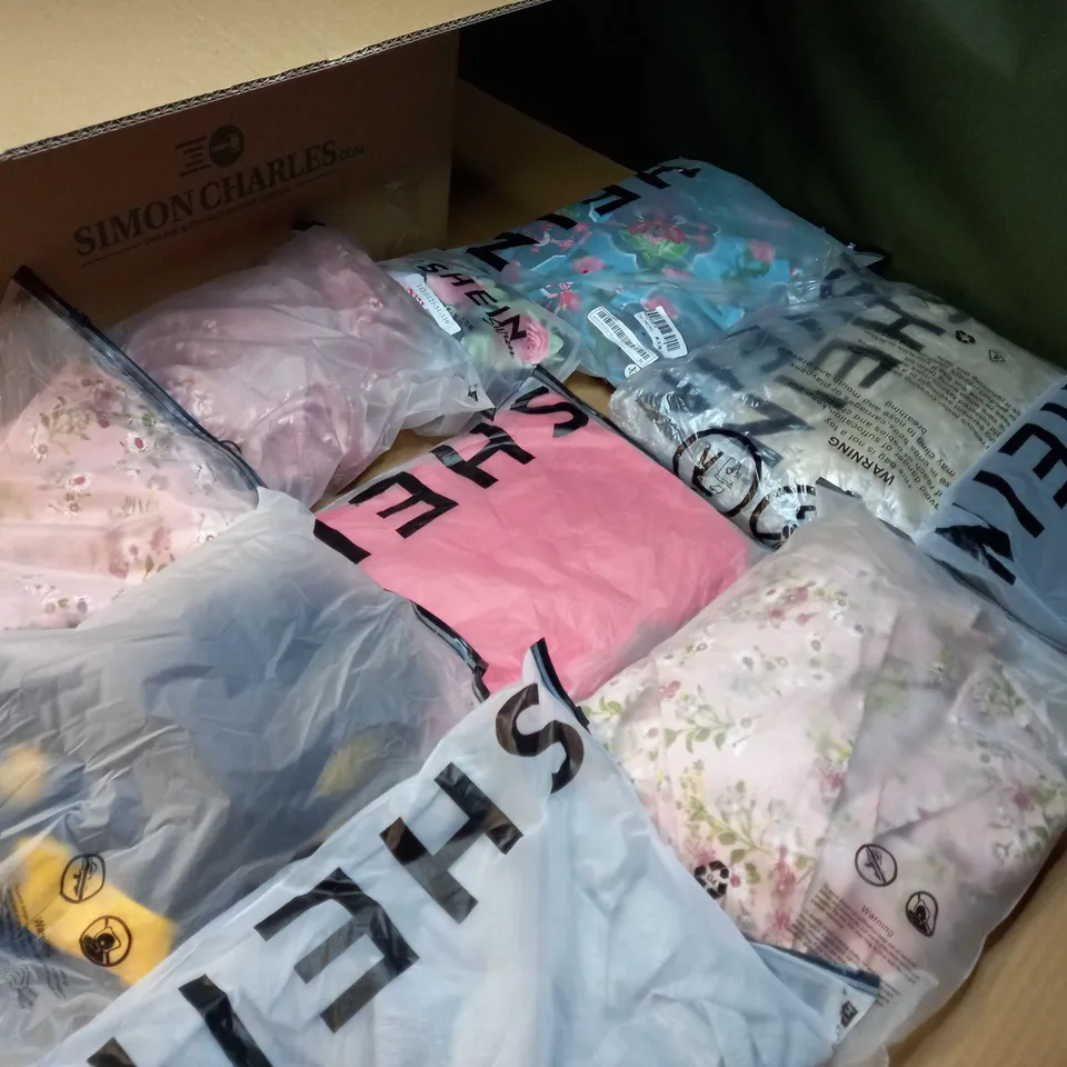 LOT OF APPROX 15 ASSORTED BAGGED SHEIN PRODUCTS