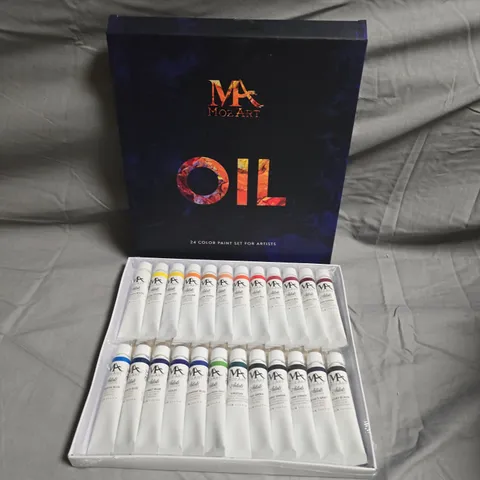 APPROXIMATELY 6 MOZART OIL PAINT SET - 24 COLOURS FOR ARTISTS