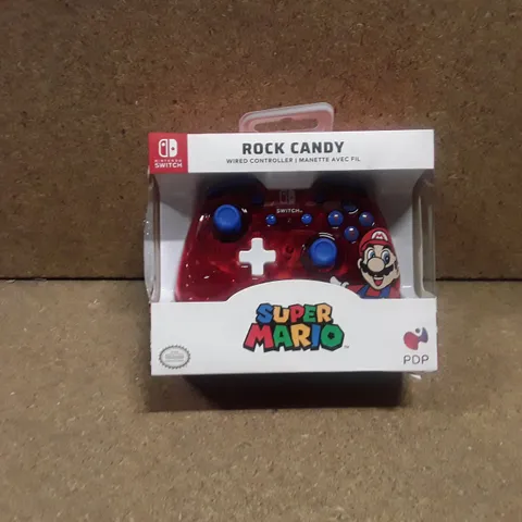 NINTENDO SWITCH ROCK CANDY SUPER MARIO WIRED CONTROLLER