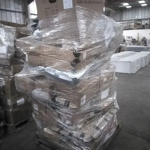 PALLET CONTAINING ASSORTED PRODUCTS INCLUDING TILE CUTTER, HANDHELD   VACUUM CLEANER & OFFICE CHAIR