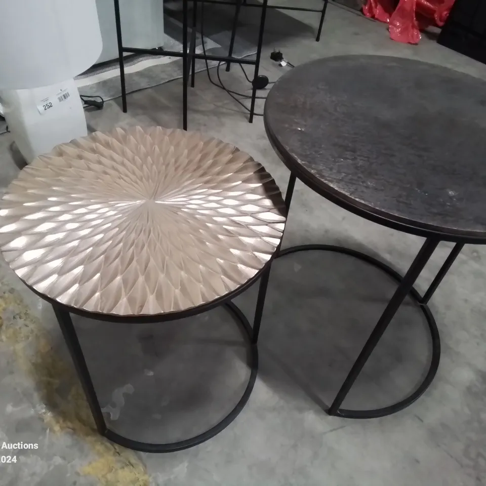 QUALITY EX-SHOWROOM NEST OF TWO TABLES