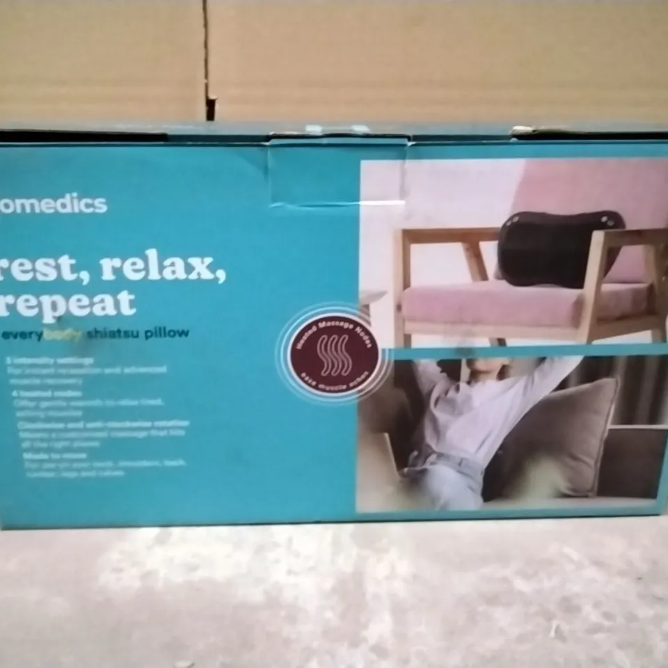 BOXED HOMEDICS EVERYBODY SHIATSU PILLOW