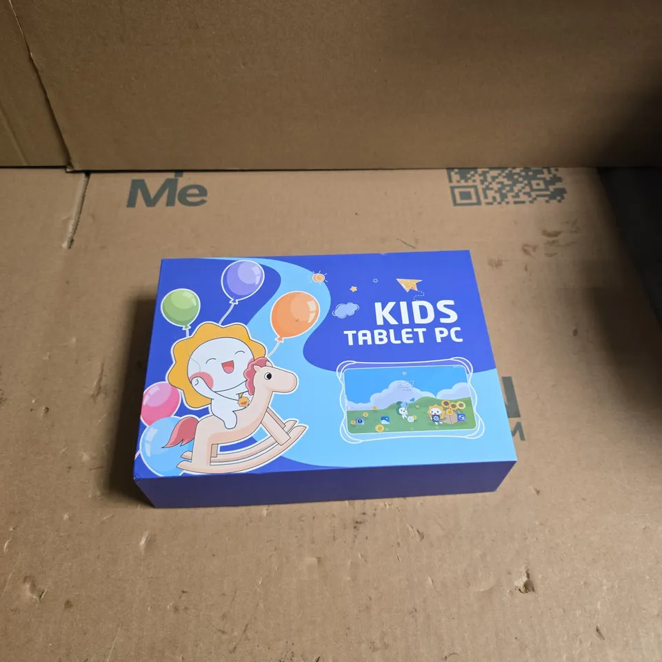 KIDS TABLET PC – BLUE BOXED PACKAGING WITH CARTOON ARTWORK
