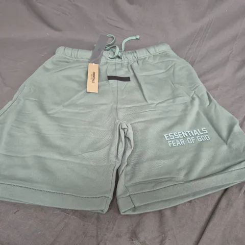 ESSENTIALS FEAR OF GOD FLEECED SHORTS - SIZE XL