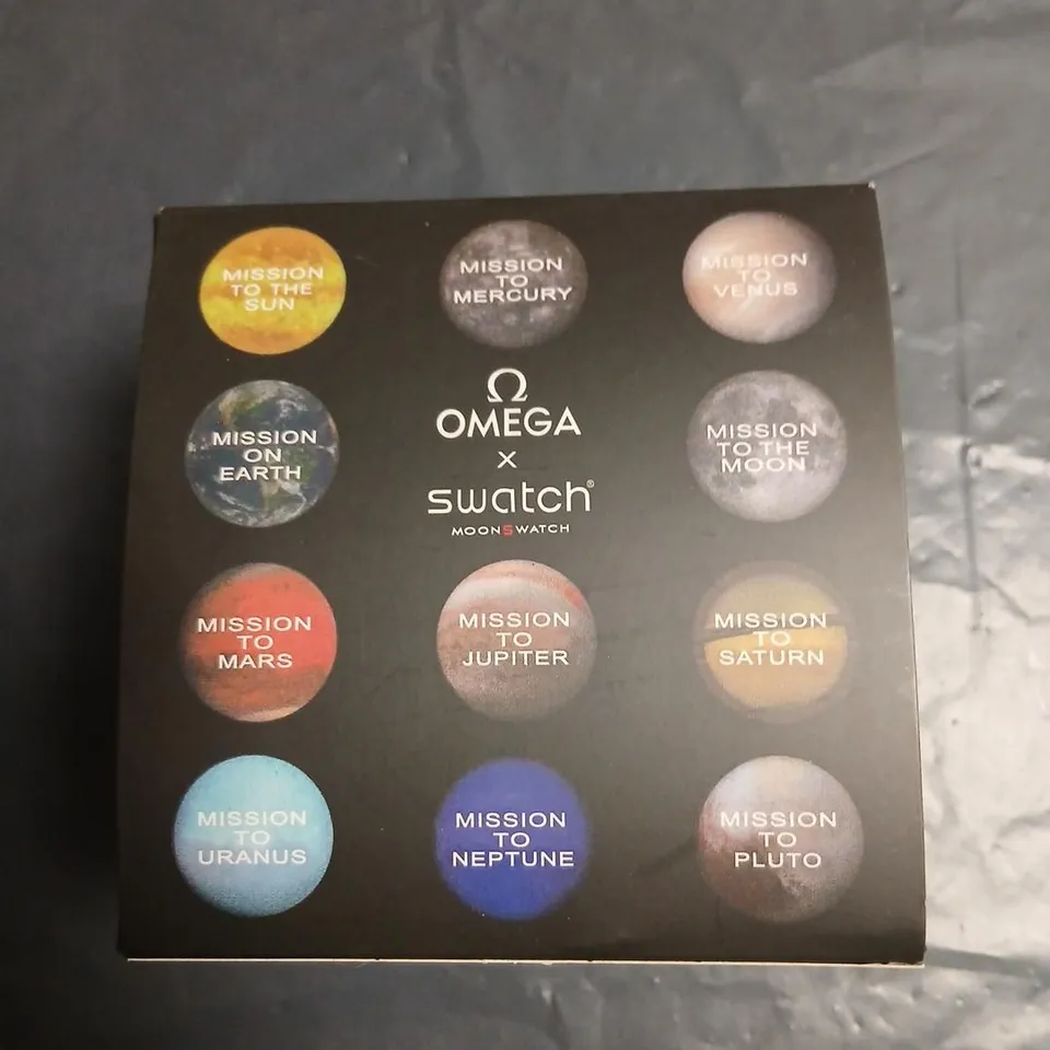 OMEGA X SWATCH MOONSWATCH MISSION TO MERCURY BIOCERAMIC WATCH – BOXED