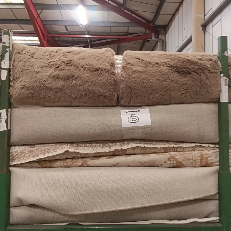 STILLAGE OF QUALITY DESIGNER AREA RUGS APPROXIMATELY 23